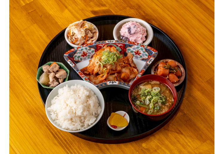 ▼豚キムチ定食