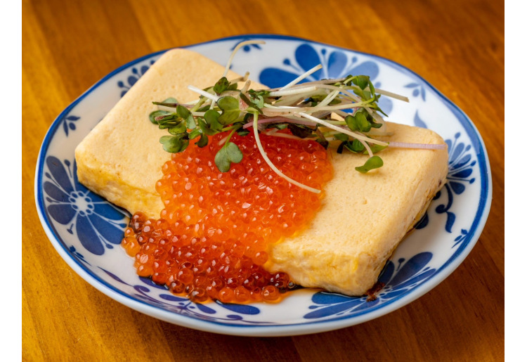 ▼いくらのせ出汁巻き